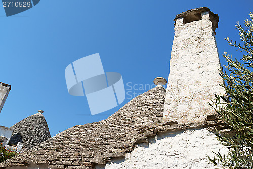 Image of Trulli houses in Alberobello, Italy