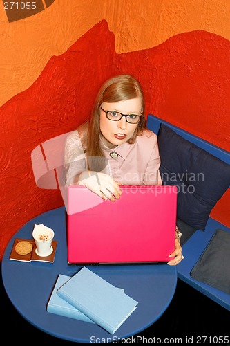 Image of Girl with notebook