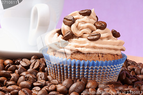 Image of Coffee cupcake and espresso