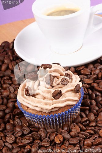 Image of Coffee cupcake and espresso