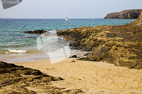 Image of spain musk pond beach  water boa n lanzarote 