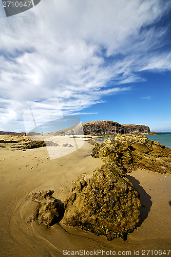 Image of and summer in lanzarote spain