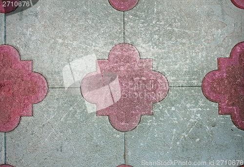 Image of abstract  cement tiles