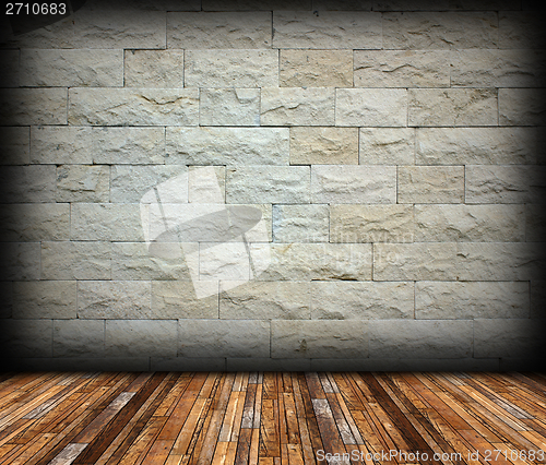 Image of indoor blank  backdrop