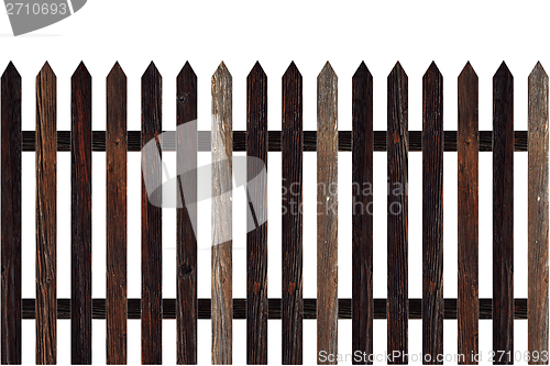 Image of isolated model of fence