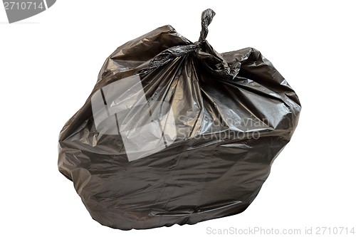 Image of isolated garbage bag