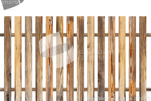 Image of wood fence made from old planks