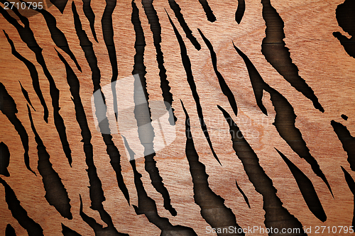 Image of abstract wood textures tiger pattern