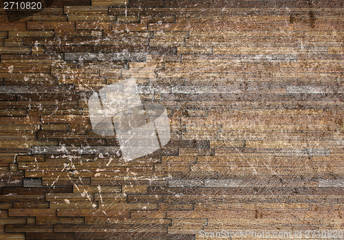 Image of scratched abstract  wooden  wall