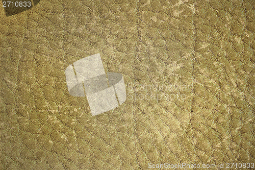 Image of yellow grungy leather surface