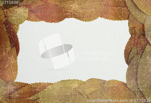 Image of distressed autumn backdrop with place for text
