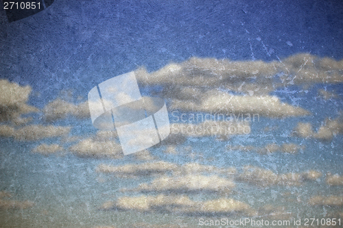 Image of abstract blue sky backdrop