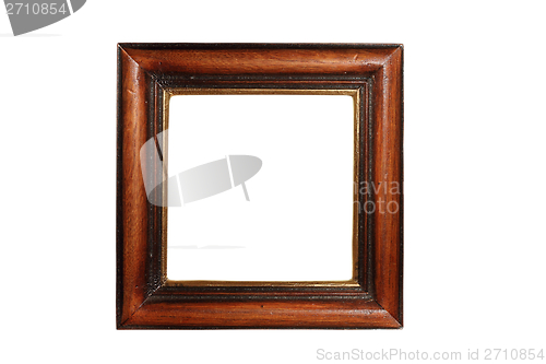 Image of ancient beautiful wood frame