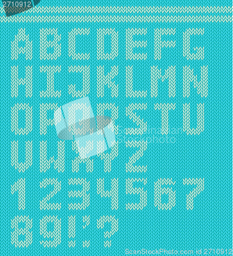 Image of Textile vector alphabet
