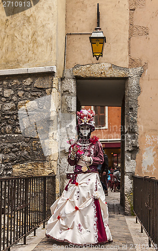 Image of Disguised Person on a Bridge