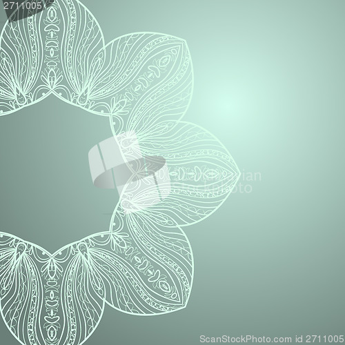Image of background with lace ornament