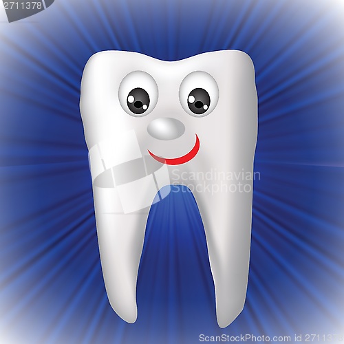 Image of cheerful tooth