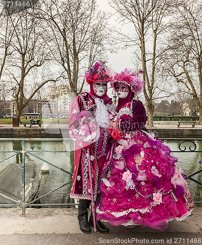 Image of Disguised Couple