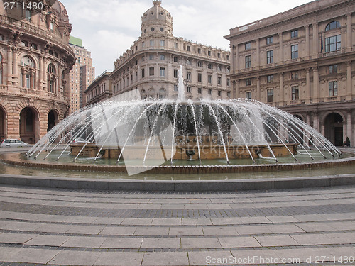 Image of Piazza de Ferrari in Genoa