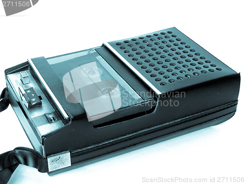 Image of Tape cassette recorder