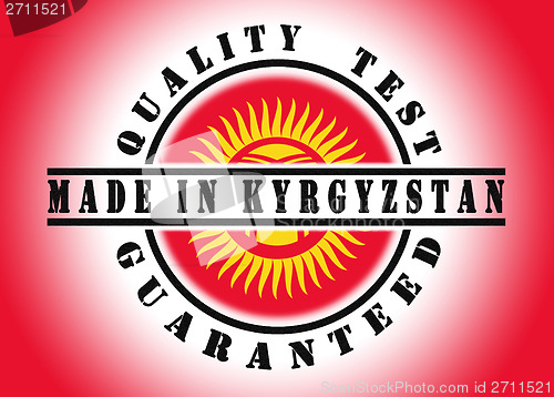 Image of Quality test guaranteed stamp 