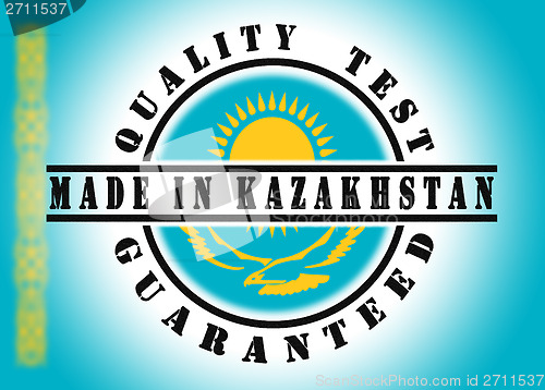 Image of Quality test guaranteed stamp 