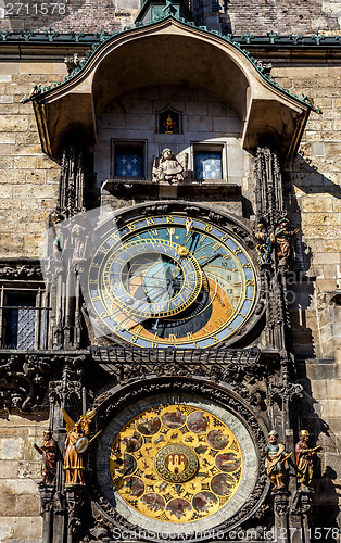 Image of The Prague astronomical clock, or Prague orloj