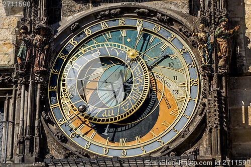 Image of The Prague astronomical clock, or Prague orloj