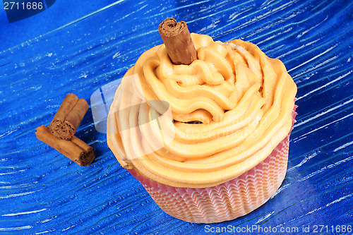 Image of Carrot and cinnamon cupcake