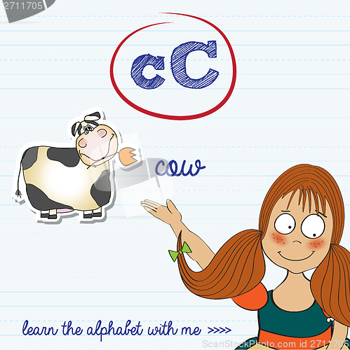 Image of alphabet worksheet of the letter c