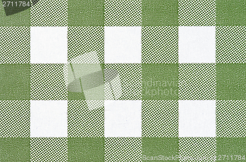 Image of Green Checkered Background