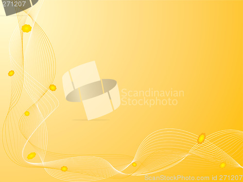 Image of floral flow yellow