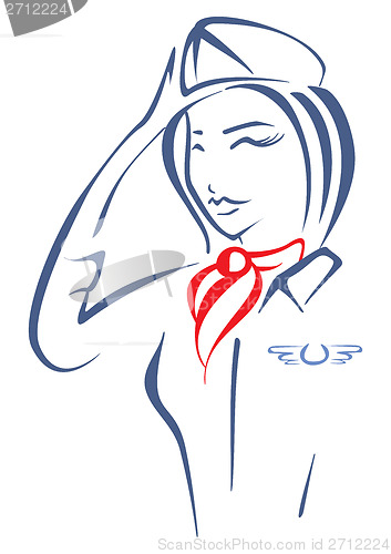 Image of Air hostess