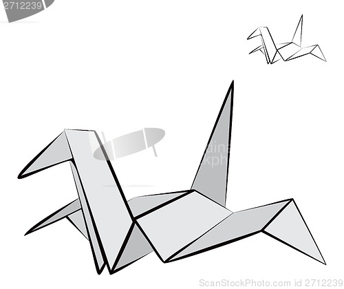 Image of Origami bird