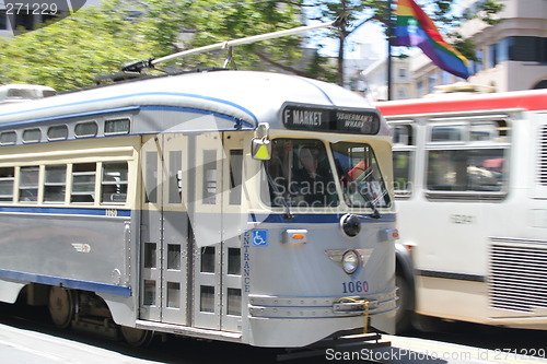 Image of Old Streetcar in San Fransisco