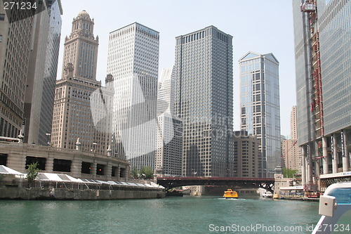 Image of Chicago from the river