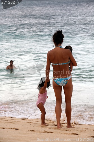 Image of Family on the beach