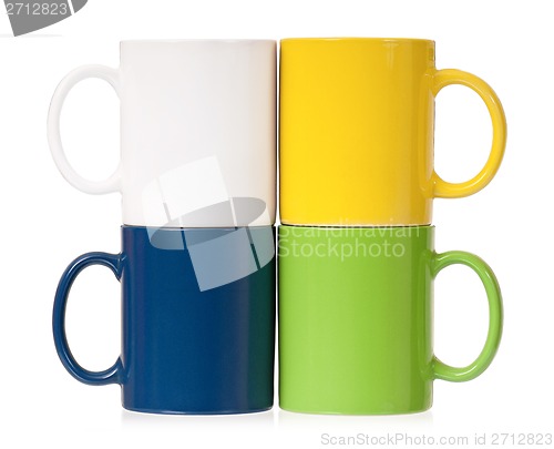 Image of Colorful cups