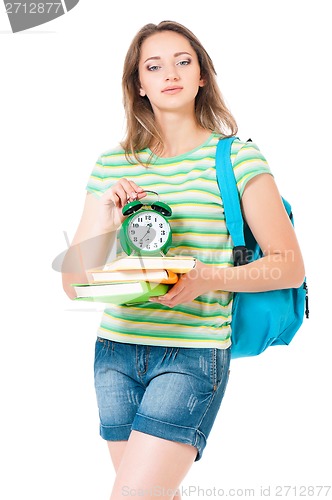 Image of Girl with backpack