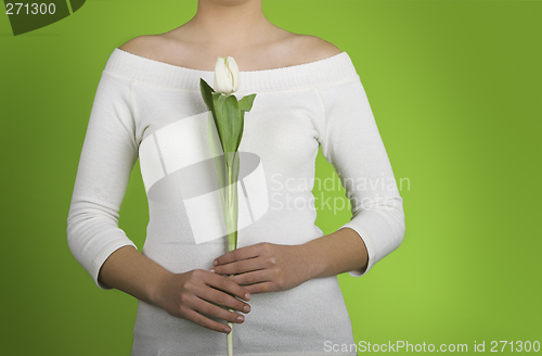 Image of Tulip woman
