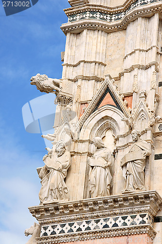 Image of Detail of Siena Cathedral in Italy