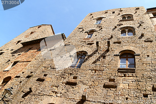 Image of Ancient tower houses in Volterra