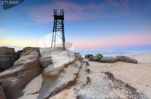 Image of Shark Tower at Redhead Beach