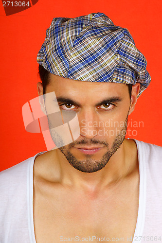 Image of 30 years old man with beret
