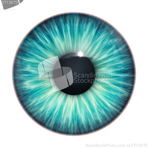 Image of turquoise eye texture