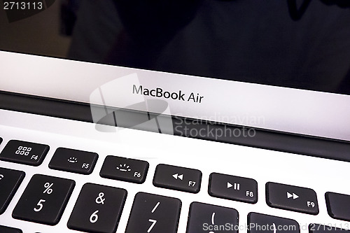 Image of MacBook Air keyboard 