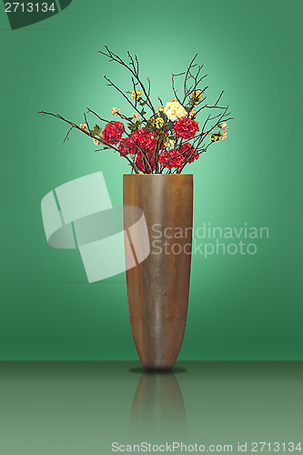 Image of Flowers in a big vase