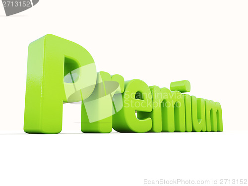 Image of 3d word premium