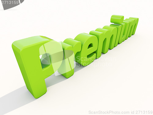 Image of 3d word premium