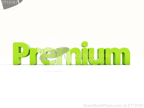 Image of 3d word premium